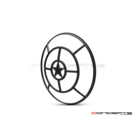 Grille de phare  7" aluminium cnc star grill design