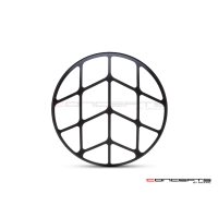 Grille de phare  7" aluminium cnc spyder grill design