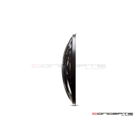 Grille de phare  7" aluminium cnc flame grill design