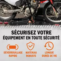 Sangles d’arrimage moto rétractables