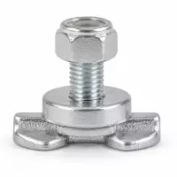 Fixation double l-track filetée 3/8-24 unc à l’unité