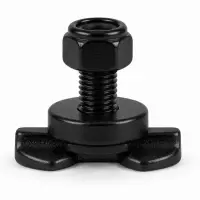 Fixation double l-track filetée 3/8-24 unc à l’unité