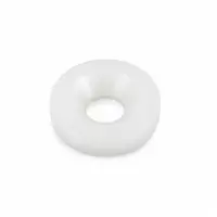 Rondelle de finition en nylon noir pour vis tête conique m6