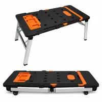 Etabli chariot pliant multifonction 7 en 1
