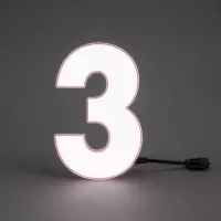Chiffres lumineux électroluminescents 14 cm 0 à 9
