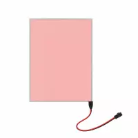 Panneau lumineux électroluminescent 30x20 cm pour numéro de course