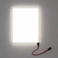 Panneau lumineux électroluminescent 30x20 cm pour numéro de course