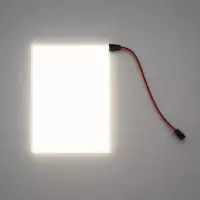 Panneau lumineux électroluminescent 15x20 cm pour numéro de course