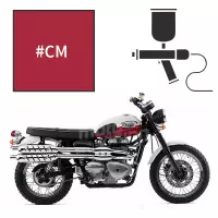 Peinture triumph tornado red 900 scrambler 2006-2008