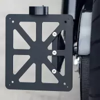 Support de plaque d'immatriculation avec éclair pour autriche 170x210 mm