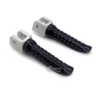 Paire de reposes pieds courts avec adaptateur d'angle kawasaki gpz zephyr zrx zz r gpxr zx6r 636 zr7 zx7r