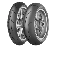 Train pneu complet dunlop d213gp 120 avant/200 arrière