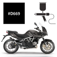 Peinture aprilia competition black pearl 850 mana gt 2007-2014