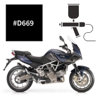 Peinture aprilia competition black pearl 850 mana gt 2007-2014