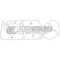 Film de protection anti-gravion eazi-guard® pour ducati   diavel 2011-2017