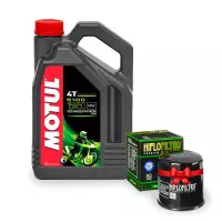 Pack motul 5100 15w50 4l + filtre à huile hf138 offert