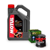 Pack motul 7100 20w50 4l + filtre à huile hf171b offert