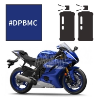 Peinture tricouche en spray yamaha deep purplish blue metallic cocktail r6 1999-2012 2017-2018