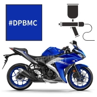 Peinture tricouche yamaha deep purplish blue metallic cocktail r3 2016