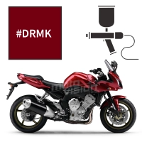 Peinture tricouche deep red metallic yamaha fz1 s 2006-2010