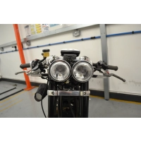 Double phare métal 2 x 35w noir ou chrome