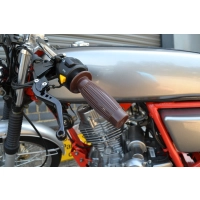 Poignées café racer 12,3cm max inc 22mm