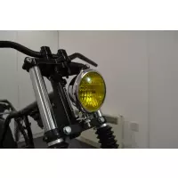 Phare avant vintage led 12v/35w chromé