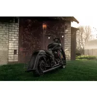 Garde-boue arrière extensible softail m8 fxbb/s fxst street bob de 4 pouces avec pointe 2018-2025