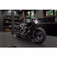 2018-2025 série "aggressor" softail standard fxst, street bob fxbb/s ensemble de couvre-fourche complet