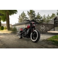 Indian scout 2015-later série "tomahawk" mini ape guidon 1 1/2"