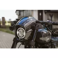 Carénage de phare softail m8 low rider s fxlrs série "aggressor" 2018-2025