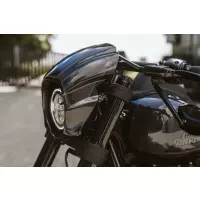 Carénage de phare softail m8 low rider s fxlrs série "aggressor" 2018-2025