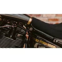 Couvercles de boulons supérieurs d'amortisseur arrière m8 softail