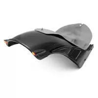 Garde-boue arrière m8 softail "rodstr" 2018-2025 deluxe/heritage/slim/low rider/sport glide pour pneus larges 180-200 avec entretoises métalliques