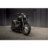 2018-2025 série "aggressor" softail standard fxst, street bob fxbb/s ensemble de couvre-fourche complet
