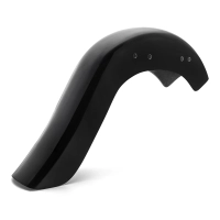 Garde-boue arrière extensible softail m8 7,5" heritage flhc/s - deluxe flde 2018-2025 sans pointe lisse sans évidement