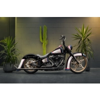 Kit d'arbre triple incliné à 4 degrés m8 softail 2018-2025 heritage/deluxe flhc/s flde