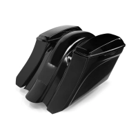 Sacoches allongées et kit de garde-boue touring 7" 2014-2023 avec couvercles et caches latéraux, taille universelle, tous les autres pays