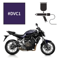 Peinture yamaha very dark purplish metallic mt07 2014-2015