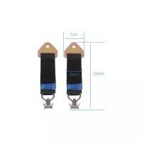 Paire d'attache pour sangles avec pion d'arrimage