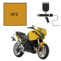 Peinture triumph scorched yellow 1050 tiger 2007