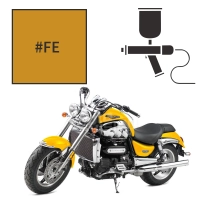 Peinture triumph scorched yellow 2300 rocket iii 2006