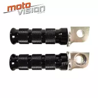 Paire de repose-pieds avant en aluminium anodisé suzuki