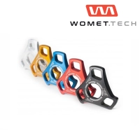 Paire de molettes 17mm pour réglage de fourche womet tech
