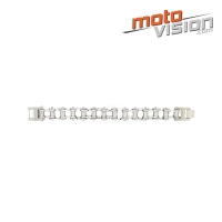 Bracelet chaîne moto couleur argent maillons moyens