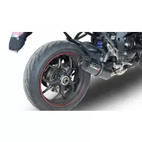 Scarico GPR Furore T.63.FUNE Omologato Per Triumph Speed Triple 1050 (2007-10) - Basso, Nero, Raccordo Incluso