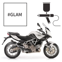 Peinture tricouche aprilia bianco glam pearl 850 mana gt 2007-2014