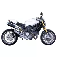 Echappement spark ducati monster 696 796 1100 2009-2014 modèle megaph. / titane