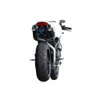 Echappement spark ducati monster 1100 2009- modèle rond / finition dark style / la paire / position haute