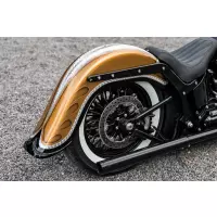 Garde-boue arrière softail extensible 4" avec embout 2000-2017